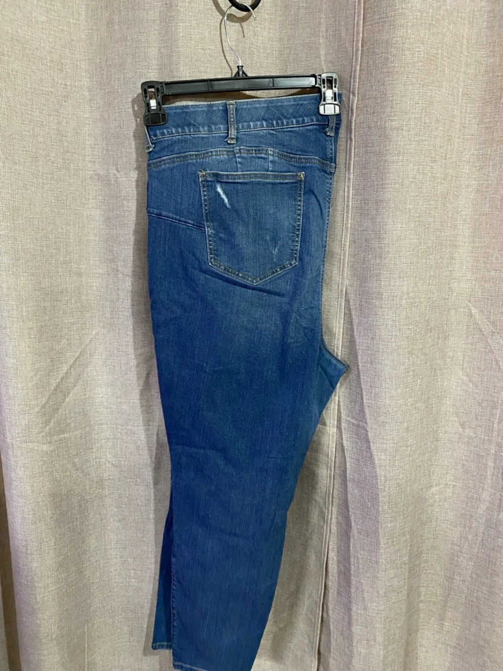 Torrid Distressed Dark Blue Stretch Jeans - Picture 3 of 5